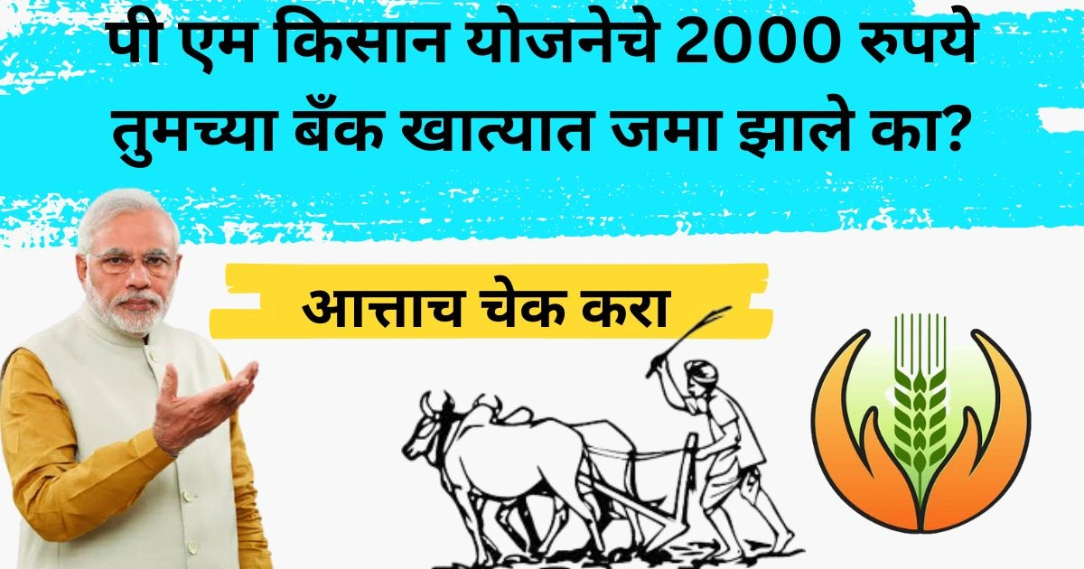 पी एम किसान योजनेचे 2000 रुपये तुमच्या बँक खात्यात जमा झाले का? ते असे चेक करा ऑनलाईन | PM Kisan Yojana Installment Payment